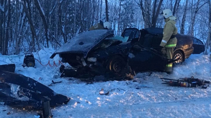 В ДТП на  дороге  Стрежевой-Нижневартовск пострадали 11 человек, двое погибли на месте. Проводится расследование