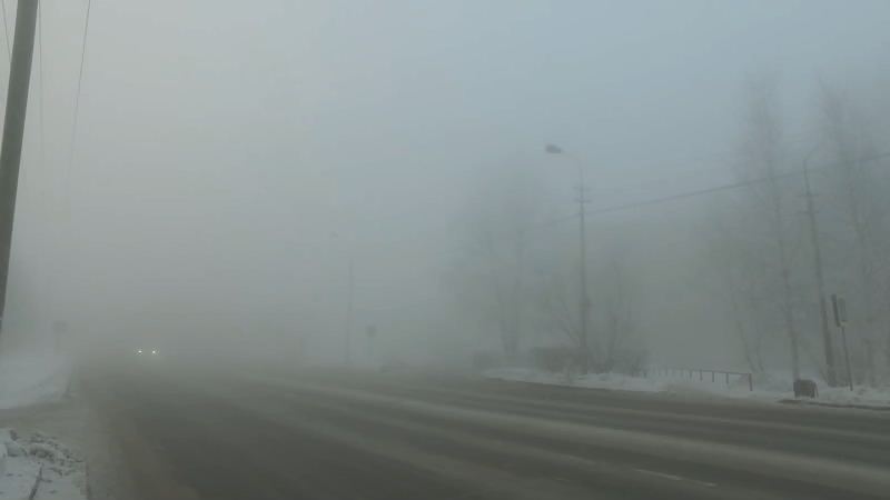 Вырулили. Внезапный туман, накрывший Сургут, не увеличил статистику ДТП