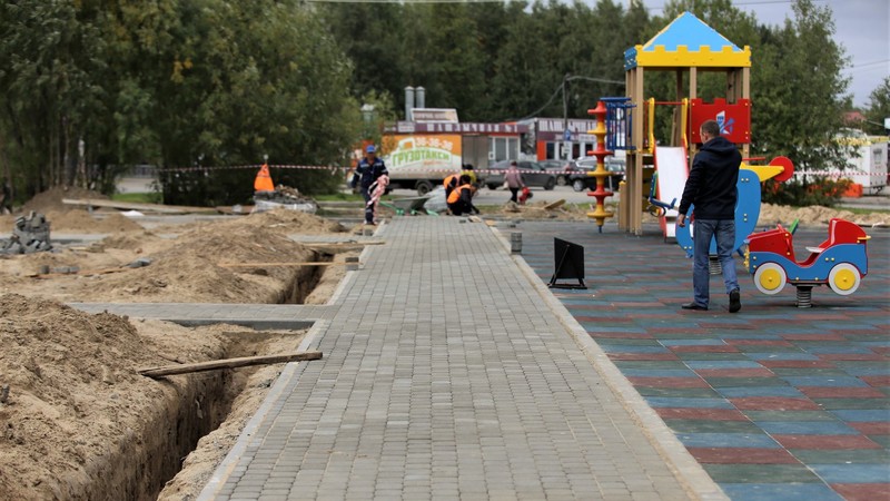 Сквер с детской площадкой появится в Сургуте в конце октября