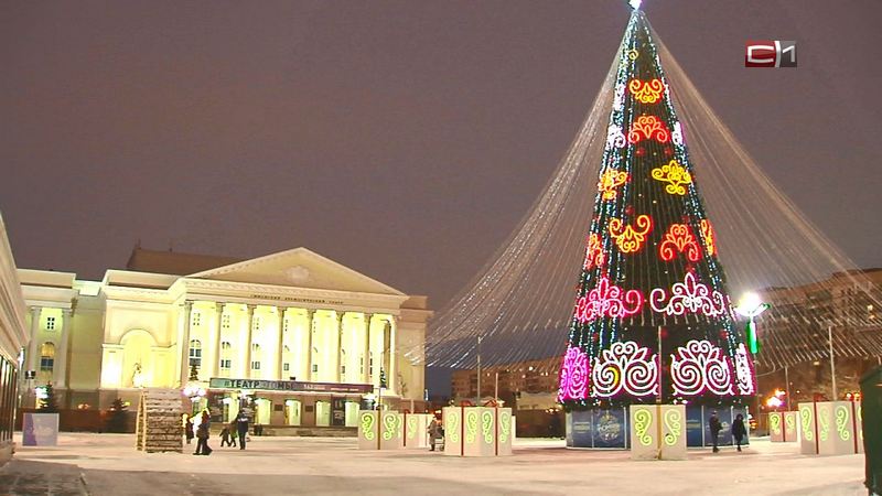 Тюмень новогодняя: в столице региона повсюду царит праздничная атмосфера