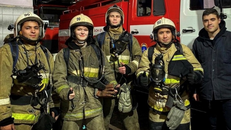 Пожарные Югры стали героями фильма, снятого группой из Санкт-Петербурга