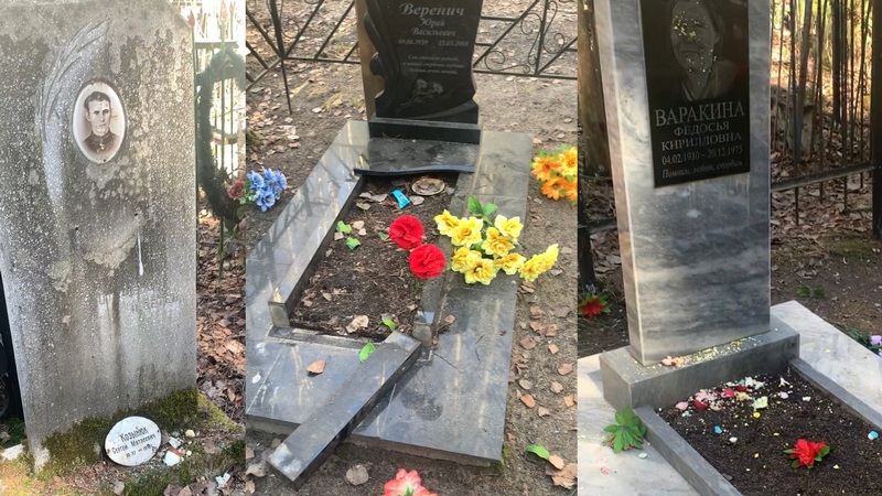 В Югре дети-вандалы устроили погром на кладбище 