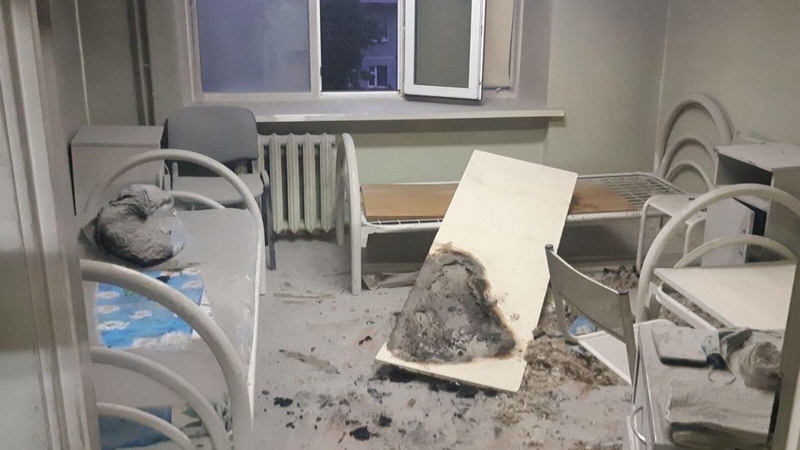 В Нижневартовске пытавшийся сбежать пациент устроил пожар в больнице