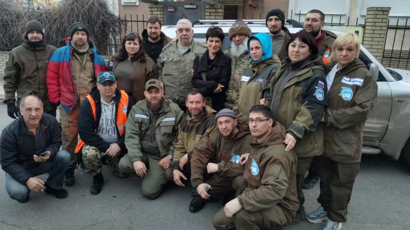 Югорские добровольцы приступили к гуманитарной миссии под Мариуполем