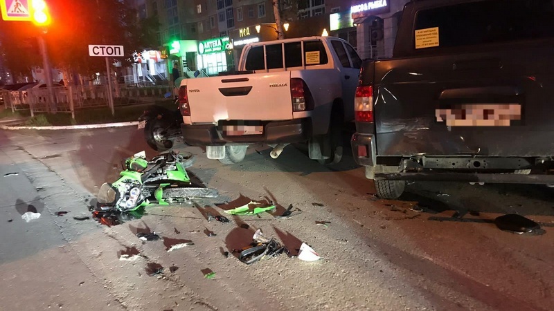 Мотоциклист получил травмы в аварии на дороге Нижневартовска