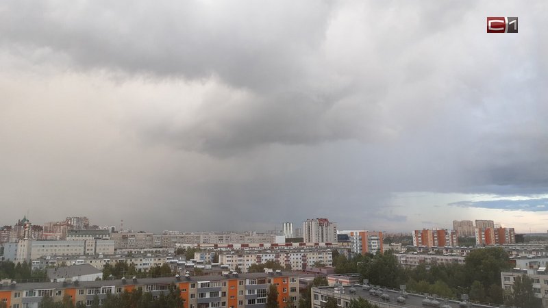 Хорошей погоды не ждем: в Сургуте снова обещают сильный дождь и ветер
