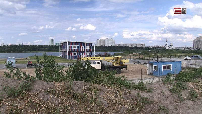 Открытие зоны отдыха у воды в Сургуте откладывается