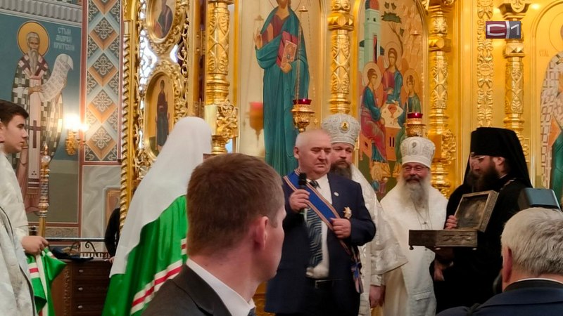 Николай Сторожук получил Орден русской православной церкви из рук Патриарха Кирилла