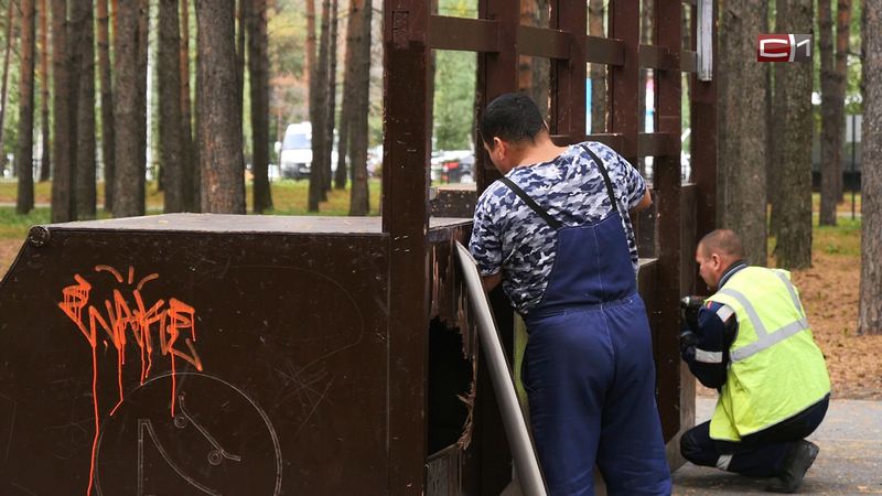 В Сургуте пытаются пресечь безобразия, которые творят вандалы в общественных местах