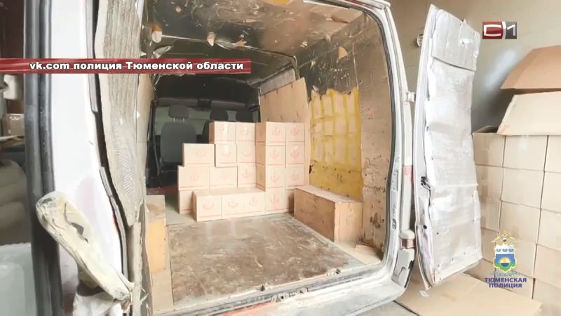 В Тюмени полицейские изъяли 7 тысяч бутылок контрафактного алкоголя