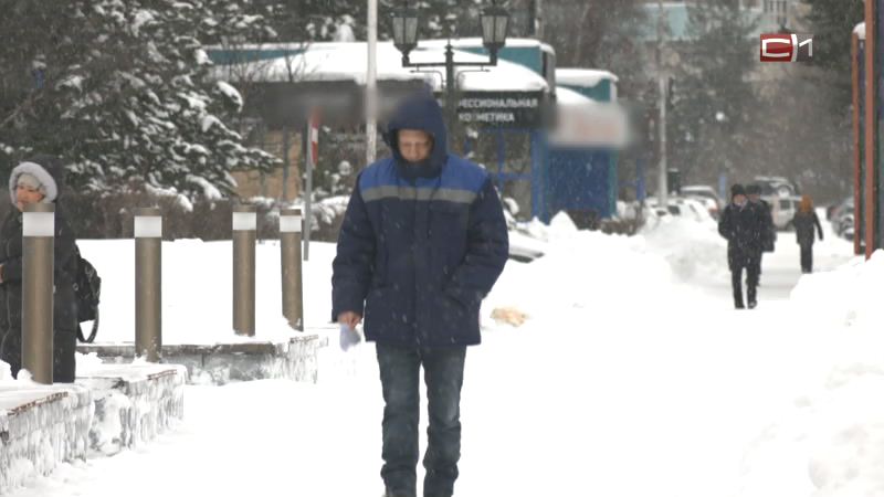 Сильные морозы придут в Сургут в начале декабря