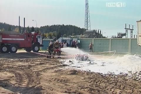 В Югре энергетики и спасатели потушили условный пожар на подстанции