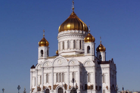 Приезжий из Петербурга облил чернилами икону в храме Христа Спасителя