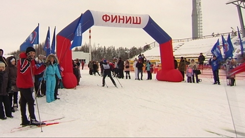 В Сургуте к «Лыжне России» присоединились две тысячи человек  
