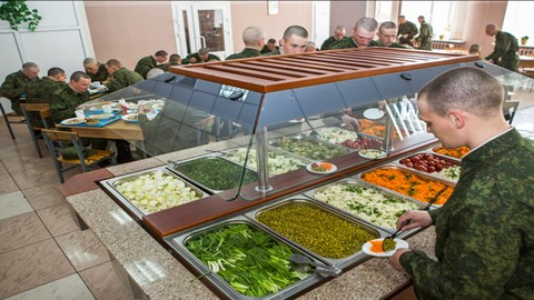 Еда по отпечаткам пальцев. Столовые воинских частей собираются оснастить системами контроля заказа питания