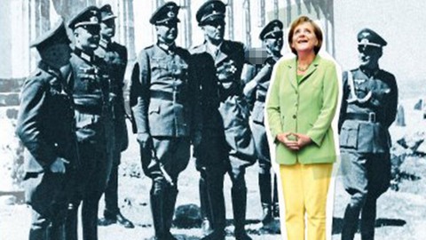 Ирония или провокация? Журнал Spiegel поместил на обложку Ангелу Меркель в окружении нацистов