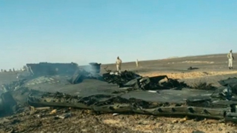 Появились первые фото с места катастрофы Airbus A321 