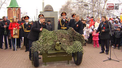 Не теряйте. Боевая «сорокопятка» с Мемориала Славы в Сургуте уехала на реставрацию 
