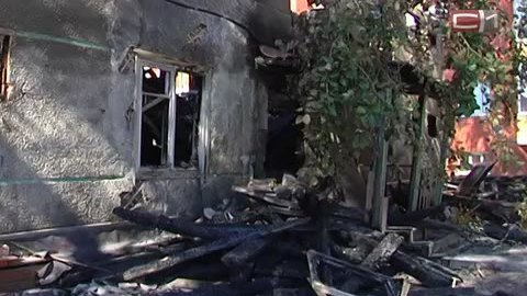 В Сургутском районе в поселке Белый Яр при пожаре в балке погиб мужчина