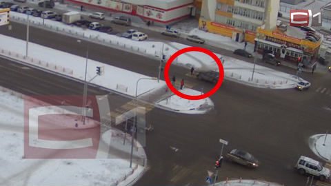 Смертельное ДТП в Сургуте, в котором погиб пешеход, попало на ВИДЕО. 18+