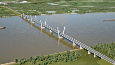 Половину расходов на строительство нового моста через Обь в районе Сургута, возможно, возьмет на себя федеральный бюджет
