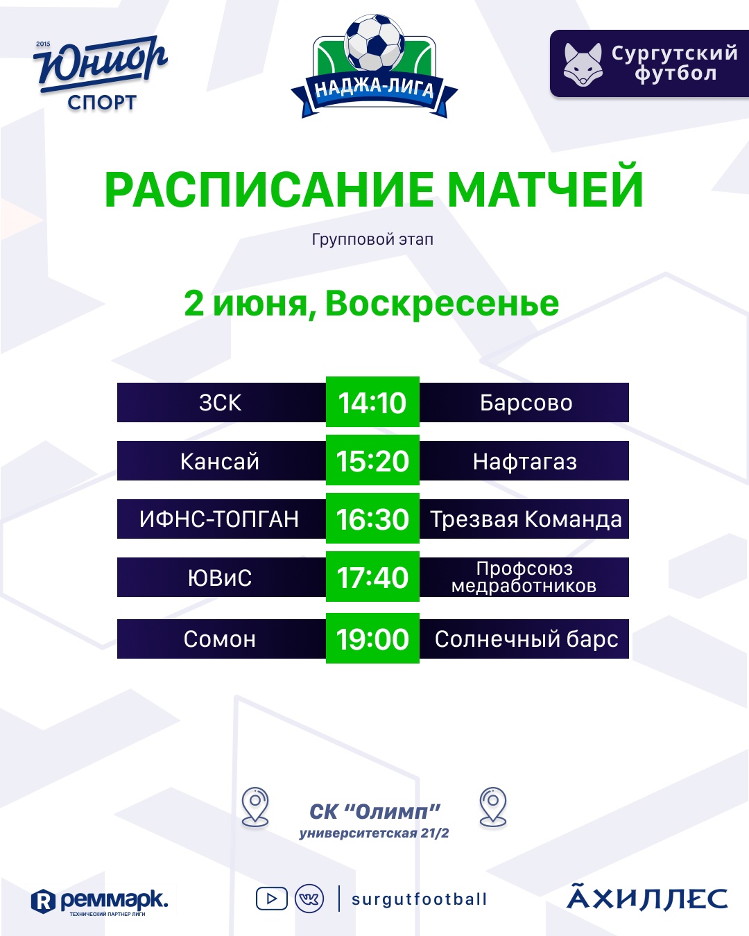 Футболисты Сургута выйдут на поле в турнире «Наджа-Лиги 7х7» -Деловые  новости