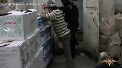 170 литров алкоголя изъяли в Сургуте из незаконного оборота. Полицейские проверили магазин "Продукты" на Маяковского