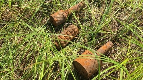 Две гранаты и корпус минного снаряда времен ВОВ нашел пенсионер в черте Нефтеюганска