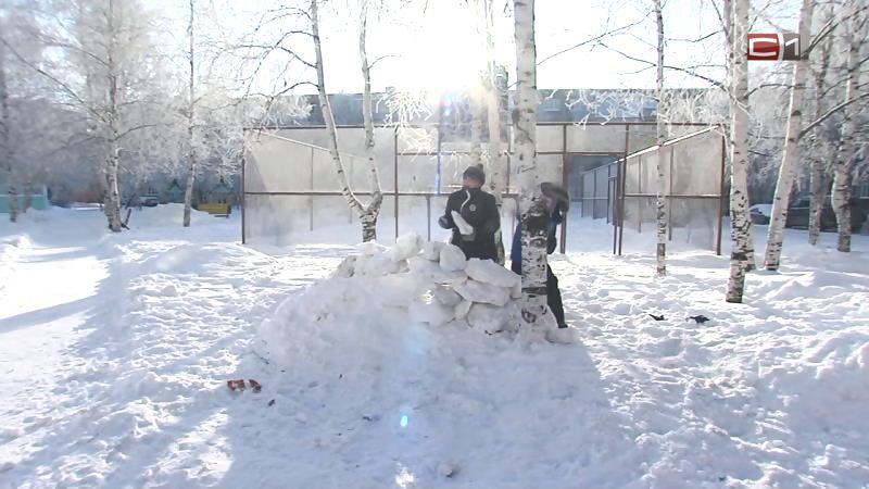 Морозы дали сургутским школьникам еще несколько дней отдыха