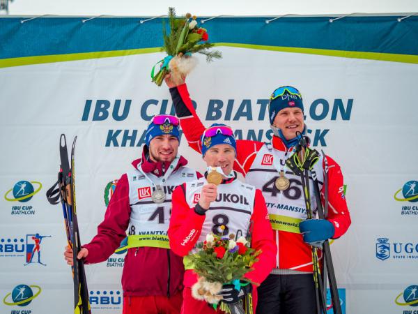 Россияне взяли «золото» и «серебро»  финального этапа Кубка IBU в Ханты-Мансийске