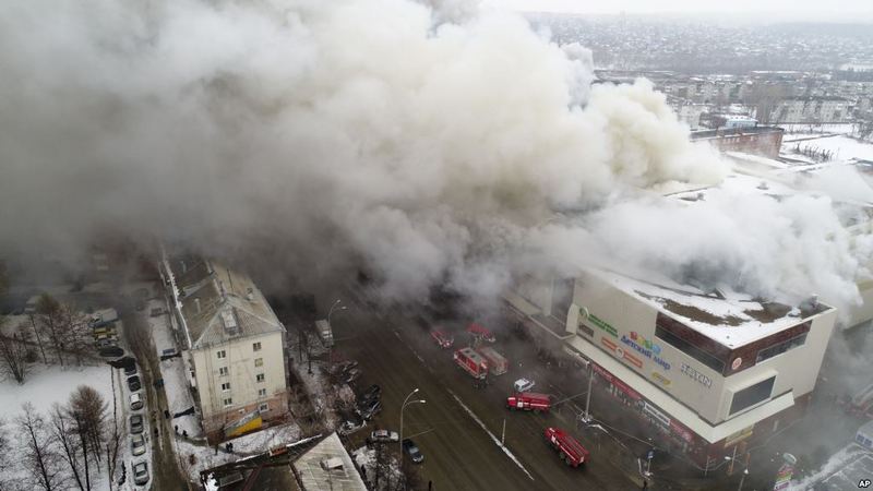 Пожар в ТЦ «Зимняя вишня»: СМИ стало известно о выводах экспертов 