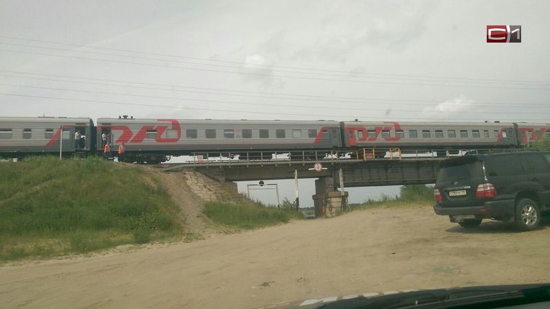 В Сургуте мужчина попал под поезд в районе Чёрной речки