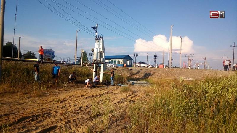 Трагедия в поселке Дорожный. Поезд сбил человека
