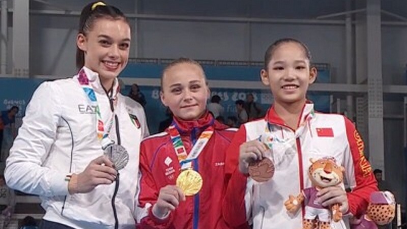 Сургутская гимнастка взяла золото на юношеских Олимпийских играх