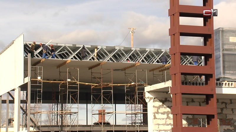 Спорткомплекс в Фёдоровском строят по уникальным для Югры технологиям