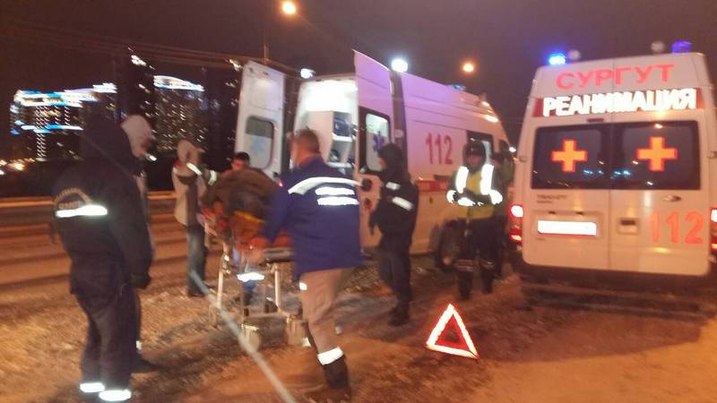 Крупное ДТП с 5 машинами в Сургуте: известно о четырех пострадавших