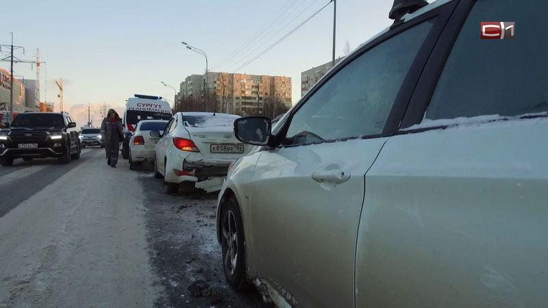 В Сургуте за сутки в авариях пострадали три человека, в том числе ребенок