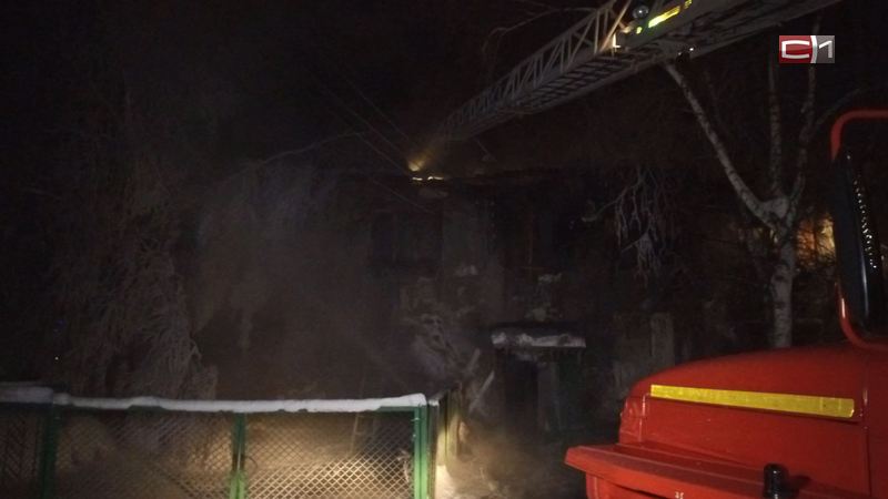 Крупный пожар в Сургуте оставил 6 семей без крыши над головой