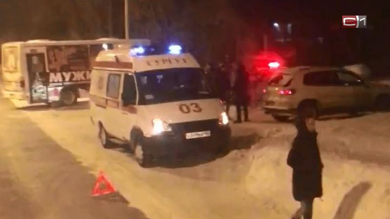 Не пропустил легковушку - авария с маршрутным автобусом в Сургуте