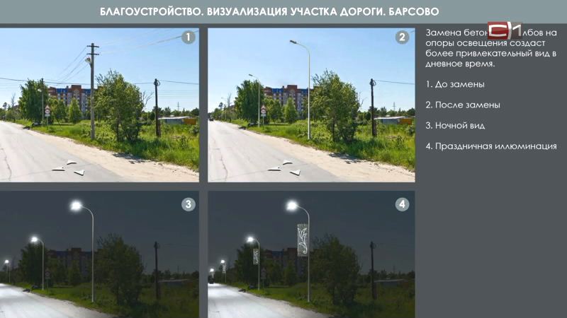 В трех посёлках Сургутского района в этом году появится больше света на улицах 