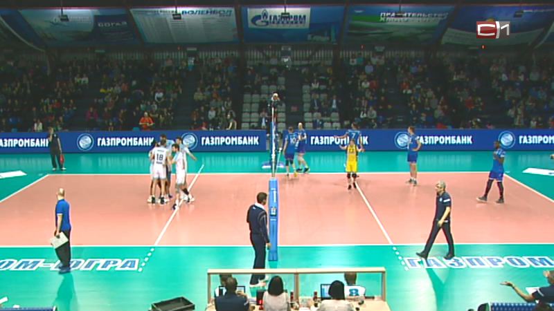 Волейболистам «Газпром-Югры» осталось 3 матча в регулярной стадии чемпионата