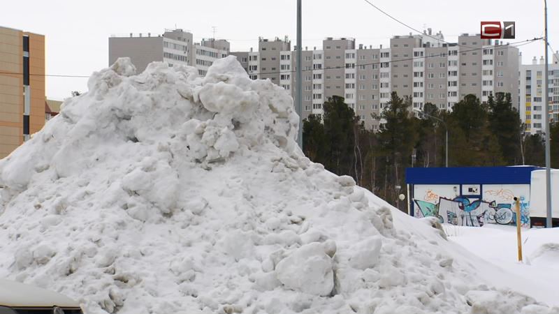 Горожане могут сообщать о плохой уборке снега во дворах через портал «Твой Сургут»