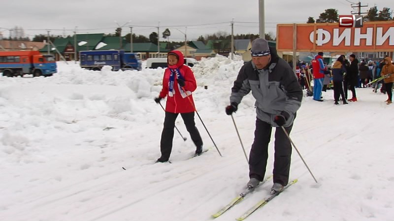 Депутаты Думы Сургутского района приняли участие в лыжных гонках