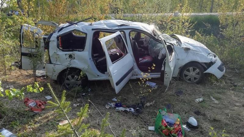 В смертельное ДТП на трассе Югры попала «Лада» с 7 пассажирами в салоне