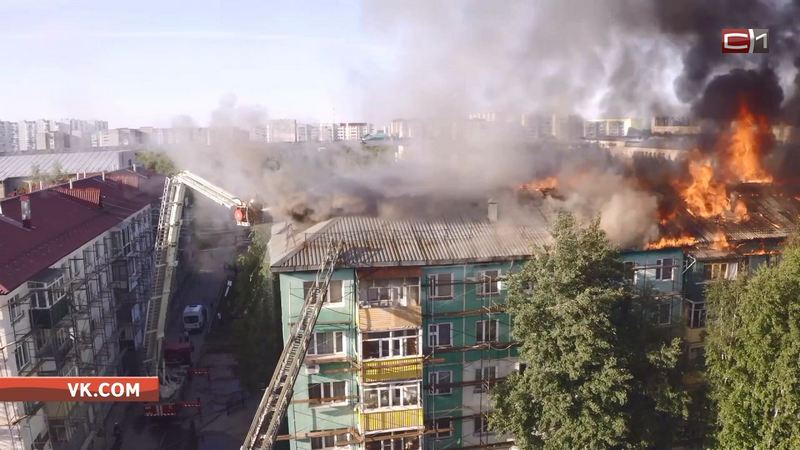 Тушили более 7 часов: подробности крупного пожара в Нижневартовске