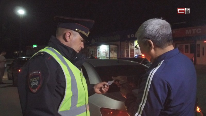 Мера профилактики. Полицейские ищут пьяных водителей на дорогах Сургутского района