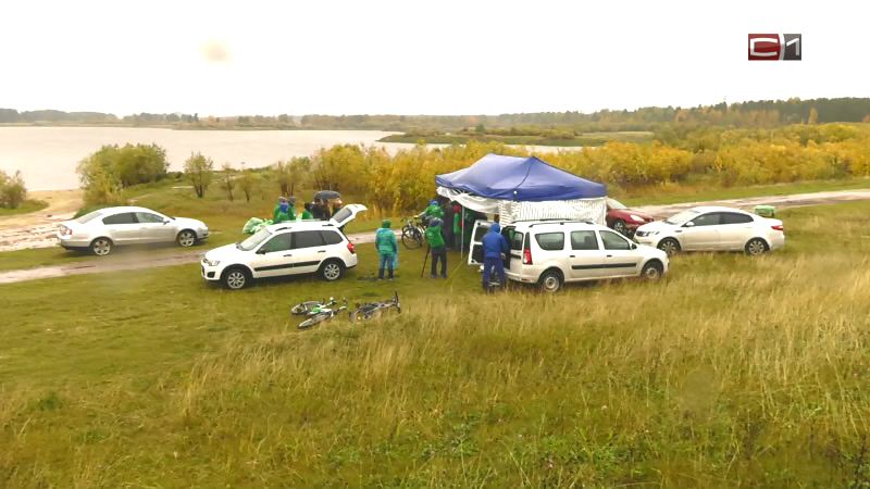 На велосипедах доехали не все. Планам сургутских экоактивистов помешала погода