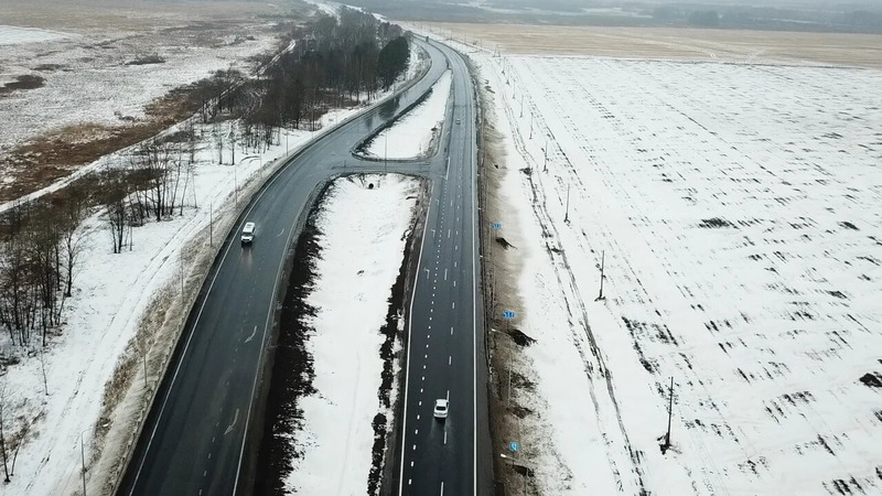 Завершился капитальный ремонт участка дороги Тюмень - Тобольск - Ханты-Мансийск