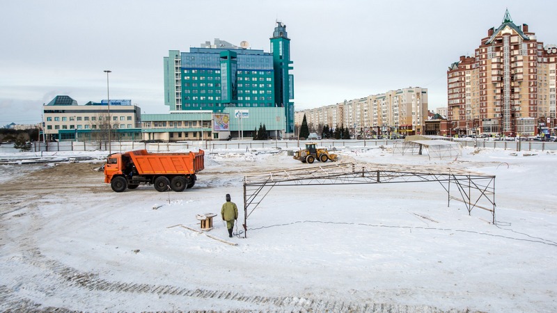 В Сургуте главную городскую площадь планируют открыть в следующем году