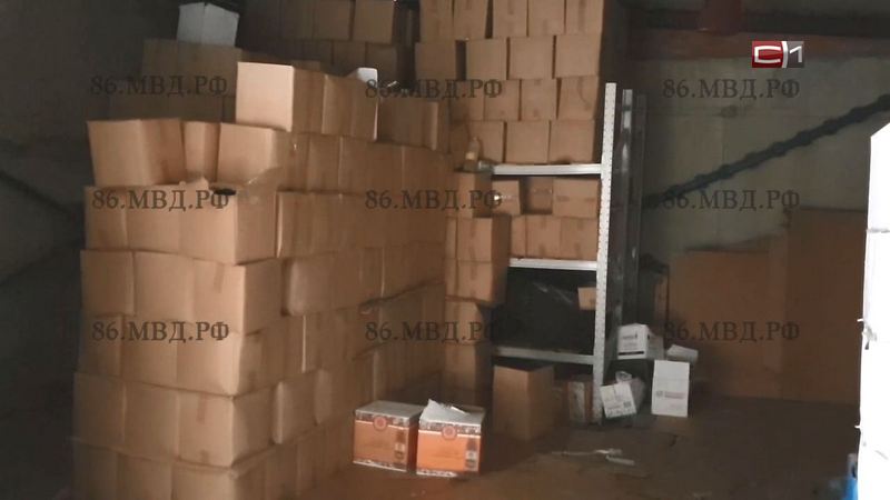 20 тонн контрафактного алкоголя изъяли полицейские в Сургуте